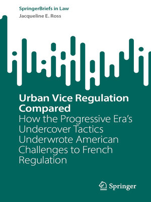 cover image of Urban Vice Regulation Compared